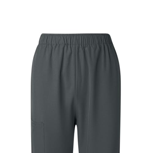 Image of Women's Medica Scrub Pants Pull On Workwear Cargo Pocket Elastic Waist Hospital Uniform Trousers