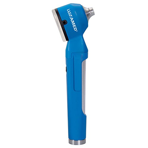 LuxaScope Auris Otoscope - Otoscopio led (incluye accesorios, 2,5 V, formato de bolsillo), color azul