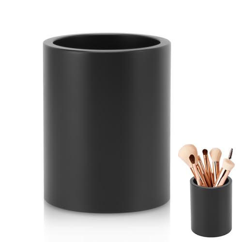 Coffee Spoon Holder Cup, Coffee Stir Stick Holder Coffee Utensils Holder Coffee Brush Holder Teaspoon Holder Cup for Cafe Home Kitchen(Black)