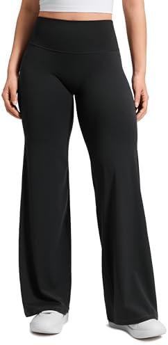 CRZ YOGA Softretch No Front Seam Wide Leg Pants 30'' / 32" for Wo...