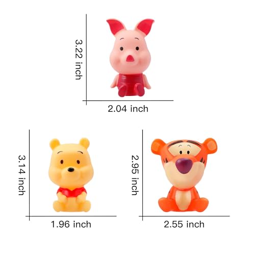 Generic 001 Pooh Cake Topper Figurines Winnie Bear Party Decoration Pooh Winnie Party Supplies Birthday Cartoon Figure Decoration thumb #1