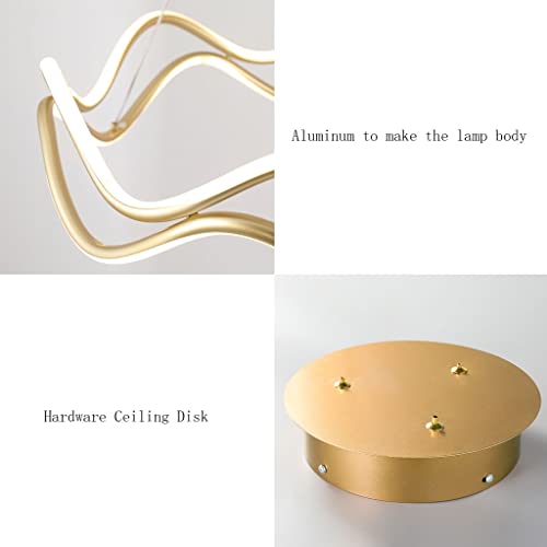 Plafonniers éclairage pendu minimaliste de luxe et décoratif pour chambre