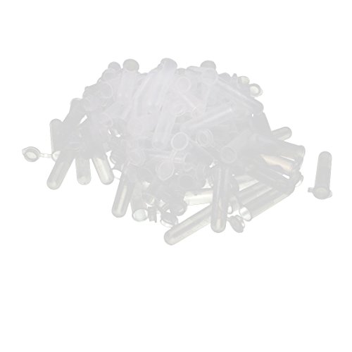 Aexit 90Pcs 5ml Pipette Tips Laboratory Plastic Clear Round Bottom Centrifuge Tubes Universal Pipette Tips w Graduated