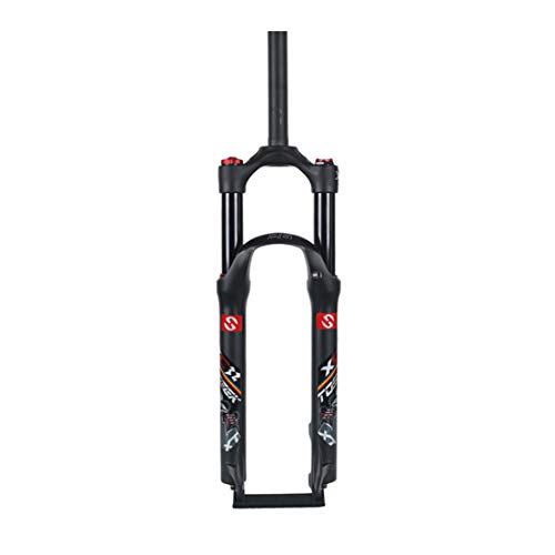 Fourches de vélo suspension MTB tube droit 100mm pour bicyclette de montagne