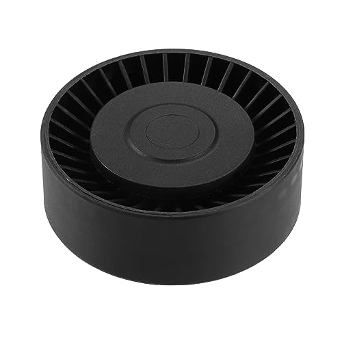 Poulie de renvoi en métal noir uxcell durable pour tendeur de courroie BMW X3