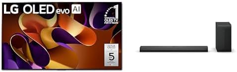 LG 77" OLED evo G4 Series Smart TV Bundle S70TY 3.1.1-Channel QNED Matching Soundbar 2024 New Models