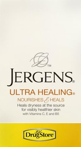 Miniatura 6 de Jergens Loción ultra curativa, manos y cuerpo, crema hidratante de tamaño de viaje para piel seca, para absorción en piel extra seca, uso después de