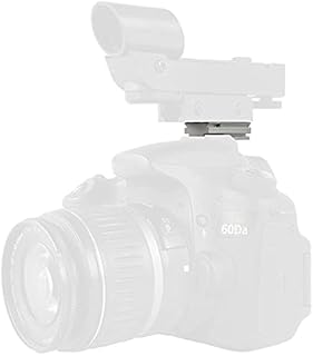 Astromania Silver Plate for The Flash Shoe of DSLR Cameras - Mount The 1X40RD Reflex Red Green Dot Sight to DSLR Cameras