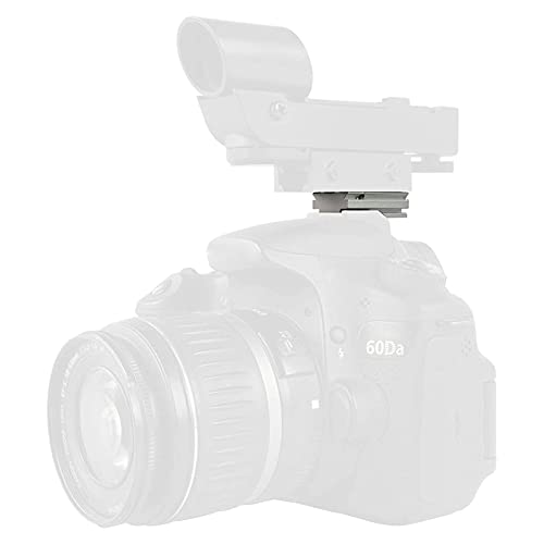 Astromania Silver Plate for The Flash Shoe of DSLR Cameras - Mount The 1X40RD Reflex Red Green Dot Sight to DSLR Cameras