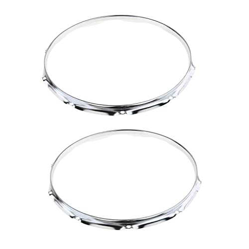 Kit de Aros Fundidos para Caja de 14", 10 Agujeros, Bisel de Hierro para Reemplazo de Batería, Color Plateado miniatura 5