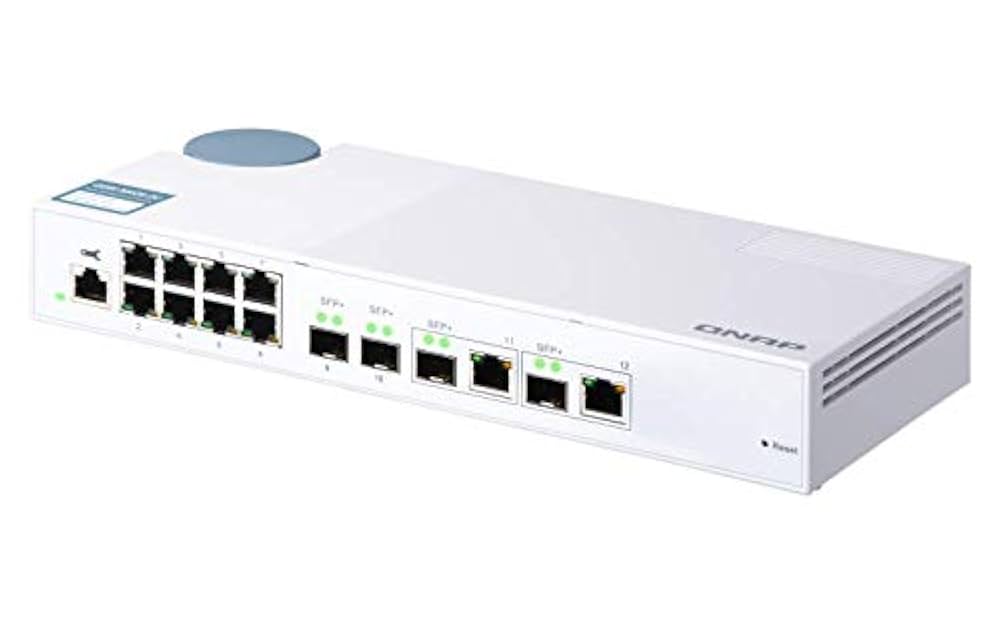 Amazon.co.jp: QNAP 10GbE L2 Web-Managed Switch with 4 10GbE