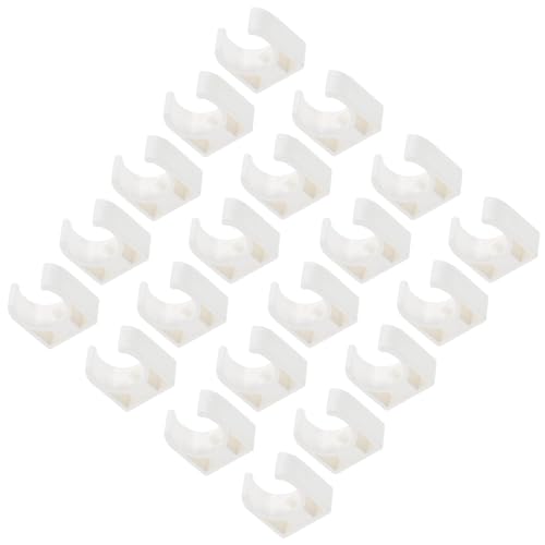 LOLIPPYY 20個 モーター用取付ブラケット 耐久プラスチック製クリップ付 モデル対応 小型モーター固定クランプ おもちゃや模型用パーツ