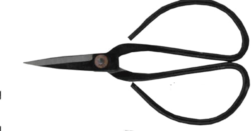 アンティ−ク風鉄はさみ ブラック アンティーク風かわいい鋏(はさみ) はさみ よく切れる 剪定 糸切 切れ味 インバウンド 海外 土産 (大 12p)