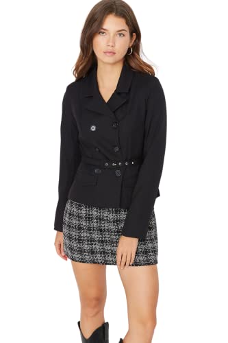 Manteau blazer femme coupe ajustée pour look bureau chic