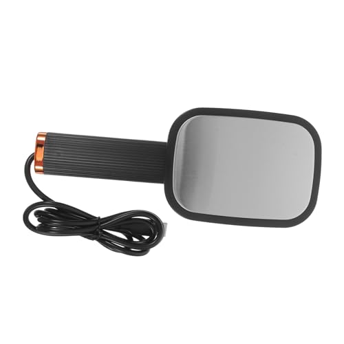 Yardenfun Portable Iron Steam Iron Handheld Portable Steam Iron Travel Handheld Clothing Iron Clothing Steam Iron Handheld Mini Ironing Travel Iron Compact Iron Aluminum Alloy Black