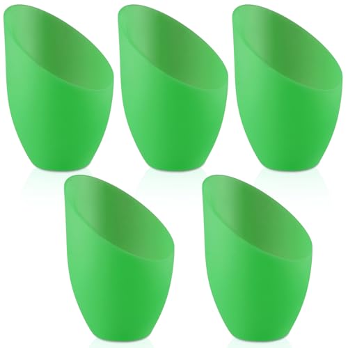 5 Pcs 42mm/1.65inch Plastic Lamp Shade Replacement Floor Lamp Shade Cover Shade for Pendant Light Floor Lamp Bedroom - Green