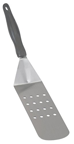 Vollrath Stainless Steel Perforated Turner with Black Handle