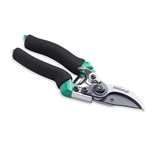 Sharpex Heavy Duty Pruning Shears Bypass Secateurs For Garden | Hand Prunning For Home Gardening Scissors, Pruning Branch Cutter, Tree Trimmers | SK5 Carbon Steel With Teflon Coating Sharp Blade