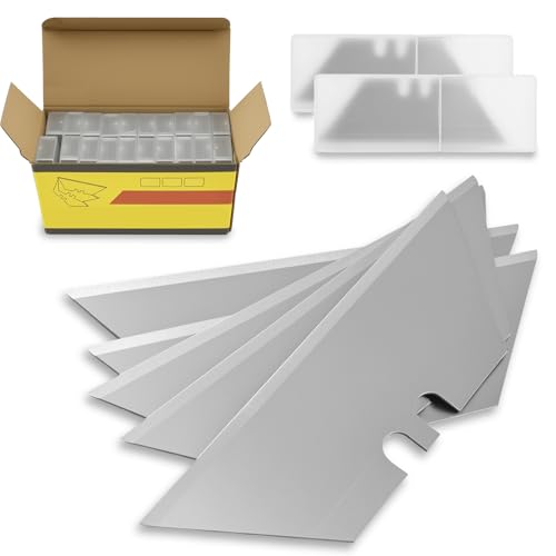 200 Pcs Enduring Utility Blade Multi Purpose Utility Knife Blades Easy to Cut Knife Cutting Edge for Cutting