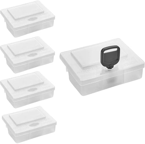 Set Köderbox für Mäuse I Sichere Mäuseköderbox für Mäusegift I Köderstation zum Auslegen von Mäuseköder I Wühlmaus, Maus effektiv im Garten...