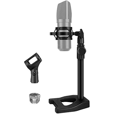 InnoGear Adjustable Microphone Stand with Shock Mount Cover