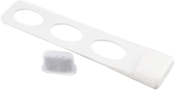 Replacement Parts Water Filter Holder with 2-pack Charcoal Water Filters,Compatible with Cuisinart coffee Maker (white)