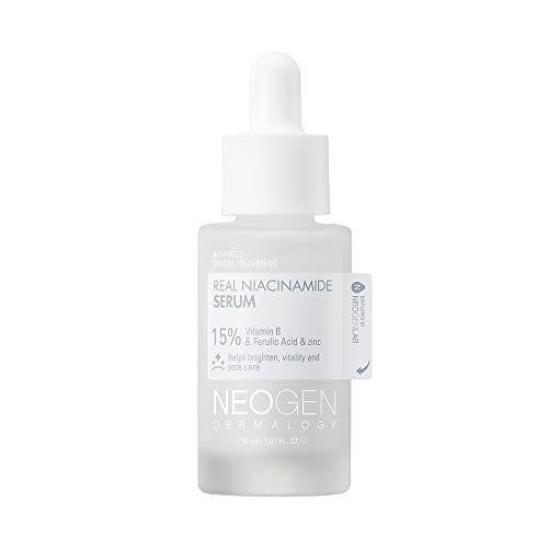 DERMALOGY by NEOGENLAB Real Niacinamide 15% Serum (30 ml / 1.01 Fl Oz), Brightening, Dark Spots & Pore Care
