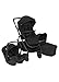 Graco Near2Me™ DLX 3in1 Kinderwagen-Set, inkl. Babywanne (0-9 kg) und Babyschale (40-75 cm), bis 22 kg, rückwärts, vorwärts, kompakt gefaltet, inkl. Adapter und Regenverdeck, schwarz, Midnight Baby,Schwarz günstig Kaufen-Graco Near2Me™ DLX 3in1 Kinderwagen-Set, inkl. Babywanne (0-9 kg) und Babyschale (40-75 cm), bis 22 kg, rückwärts, vorwärts, kompakt gefaltet, inkl. Adapter und Regenverdeck, schwarz, Midnight