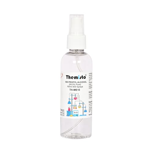 Themisto IPA ISO PROPYL RUBBING ALCOHOL Spray 100 ml (99.9% Pure) (TH-ME10)