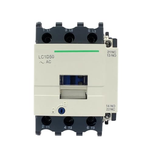 Contacteur électrique industriel LC1-D50 50A triphasé bobine 220V 230V sur rail DIN pour armoire