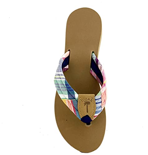 Surfside Madras Sandal on Almond Sole3