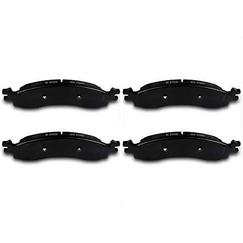 Image of cciyu D1158 Front Ceramic Brake Pads Kits 4pcs fit For 2006-2010 For Ford Explorer,2007-2010 For Ford Explorer Sport Trac,2010-2012 For Ford Taurus,2006-2010 For Mercury Mountaineer