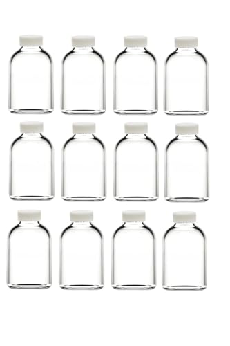 Kavanoz — Welline 50 Adet Cam Oda Kokusu Şişesi Küçük Vazo Kapaklı 50X50 Ml 86974317743879