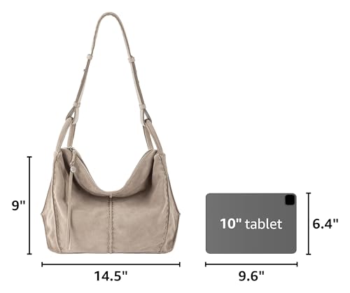 Image of The Sak Los Feliz Hobo Purse - Premium Large Leather Women's Handbag for Everyday & Travel - Durable Purse With Zipper Pocket