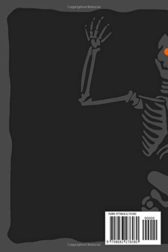 My Spooky Notebook: Blank Halloween Notebook with Non-Personalized Skull Cover (120 lined pages - Image 2