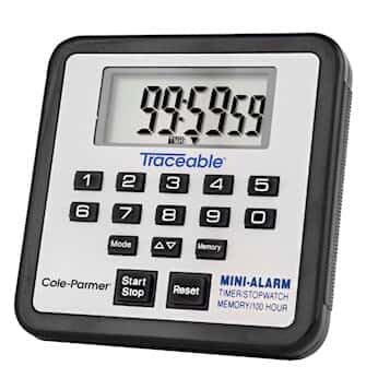 Traceable Mini-Alarm Timer/Stopwatch
