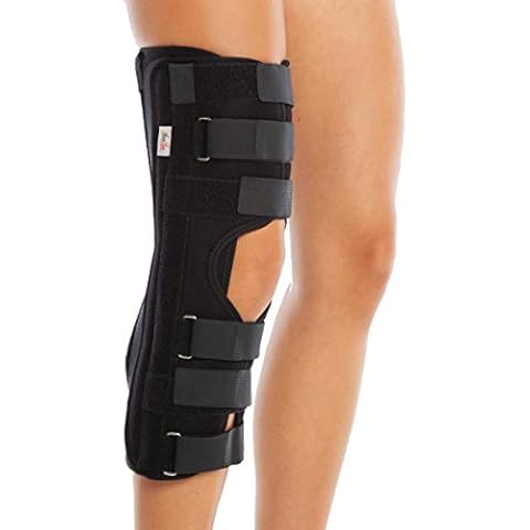 Knee Brace Immobilizer Brace - Before and After Surgery Splint - Post Op Immobiliser - Three Sizes (45 cm ≈ 18") Cover