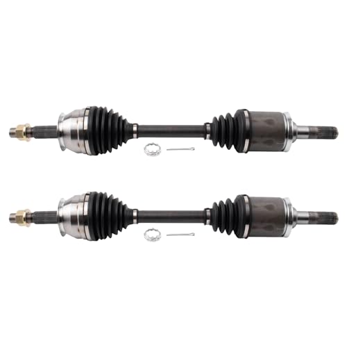 Image of TRQ Front Left and Right CV Axle Assembly Set 2 Piece Compatible with 2017-2022 Nissan Titan 4WD