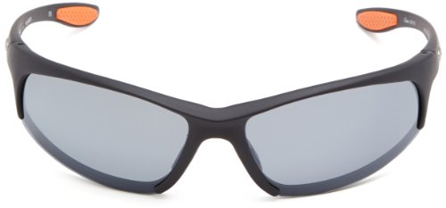 Ironman Men's Strong Polarized Semi-Rimless Sunglasses, Matte Black Rubberized, 156 mm2