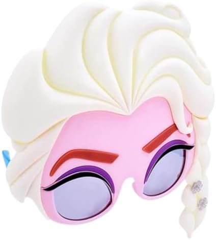 Sun-Staches Disney Frozen Sunglasses for Kids | Princess Costume Accessories, Elsa, Anna & Olaf | One Size Fits Most Kids
