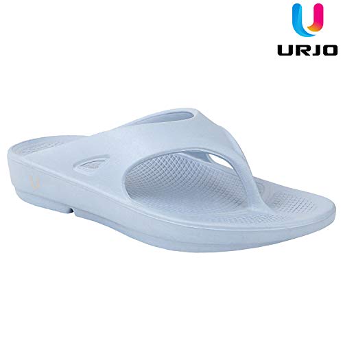 Image of URJO CLASSIC Women's Slippers /FlipFlops Lightweight Super Flexible Arch Support Durable Anti Skid & Stylish Dailywear Slippers /FlipFlops for Women