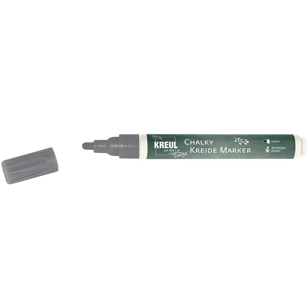 KREUL 22731 Chalky Chalk Marker medium Volcanic Grau