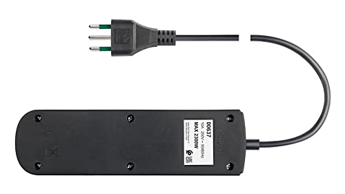 Prise multiple VIMAR avec interrupteur automatique protection câble 1.5m