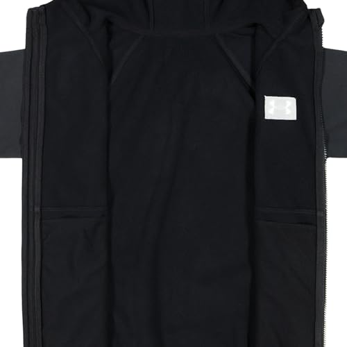 Image of Under Armour Boys Sim Softshell Hooded Jacket, Full Zipper Closure, Lightweight & Water-resistant