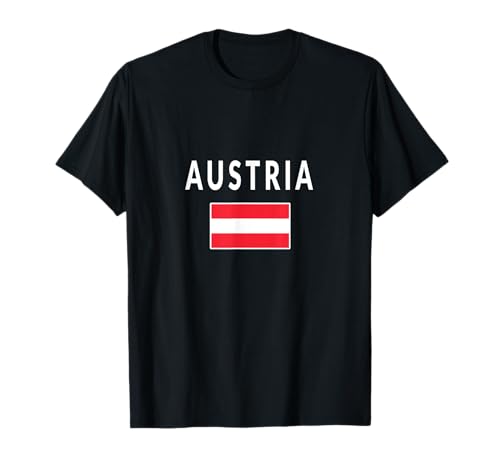 Camiseta Austria Camiseta Austria Bandera de Regalo Viena Camiseta