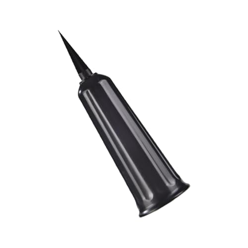 ZEPFJHE Vase à fleurs robuste pour pelouse tombale, design coupe-vent avec broche de sol pour jardins de cimetière et arrangements séchés Tube d'arrangement floral de cimetière étanche