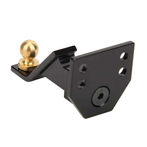 Vbest life RC 1/10 Metallanhänger Haken Anhängerkupplung Traktorhaken RC Upgrade Zubehör Passend für D90 RC SCX10 CC01(Schwarz)