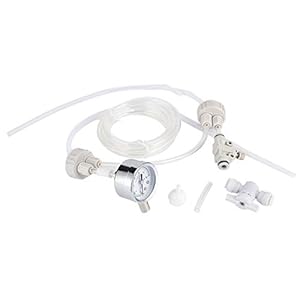 DIY aquarium geplant tank CO2-systeemkit, CO2-generator Aquariumplantsysteemkit, CO2-buisventieldopje voor aquariummosplant (wit)