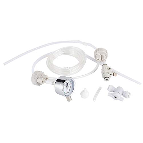 DIY aquarium geplant tank CO2-systeemkit, CO2-generator Aquariumplantsysteemkit, CO2-buisventieldopje voor aquariummosplant (wit)