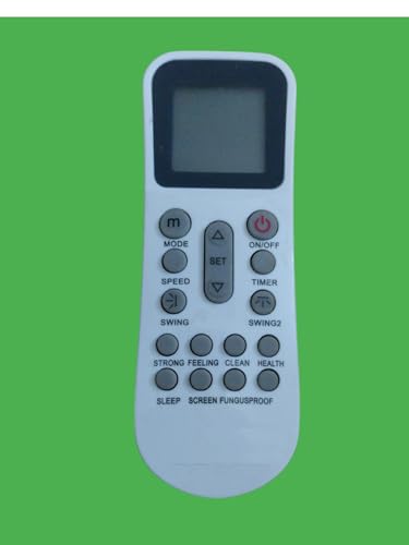 Image of Sanavya AC Remote Control - Compatible Replacement for Split & Window Air Conditioners - Replicates Genuine Remote Functions (LLYOD AC Remote 125)
